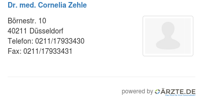 Dr med cornelia zehle
