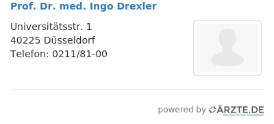 Prof dr med ingo drexler