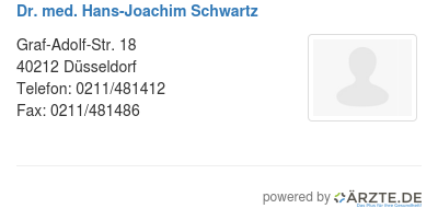 Dr med hans joachim schwartz 254019