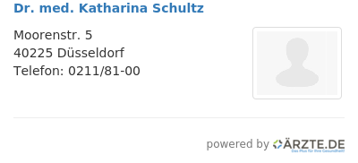 Dr med katharina schultz 645600