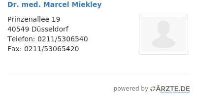Dr med marcel miekley