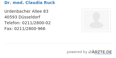 Dr med claudia ruck