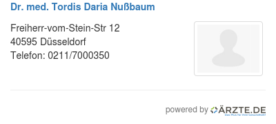 Dr med tordis daria nussbaum