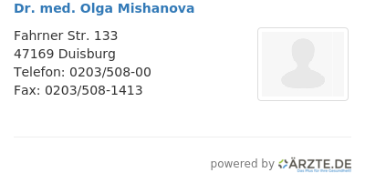 Dr med olga mishanova