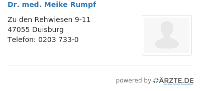 Dr med meike rumpf