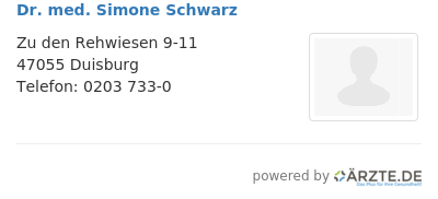 Dr med simone schwarz