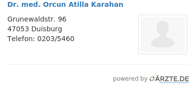 Dr med orcun atilla karahan