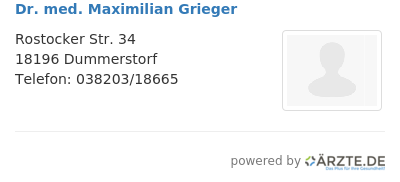 Dr med maximilian grieger