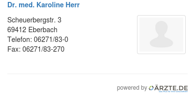 Dr med karoline herr