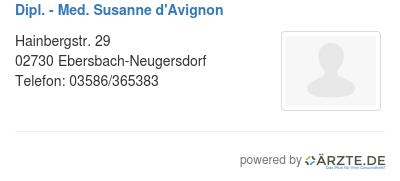 Dipl med susanne d avignon
