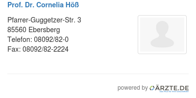 Prof dr cornelia hoess