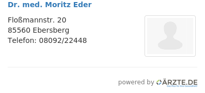 Dr med moritz eder