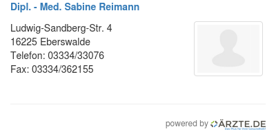 Dipl med sabine reimann
