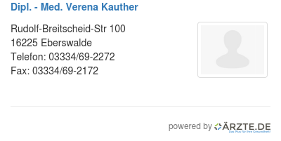 Dipl med verena kauther