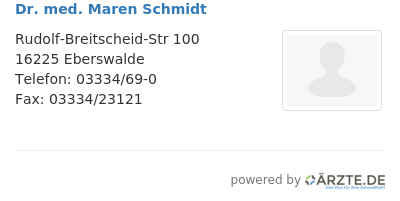 Dr med maren schmidt 573572