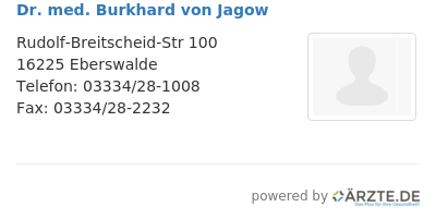 Dr med burkhard von jagow 600155