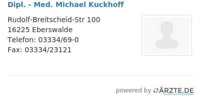 Dipl med michael kuckhoff