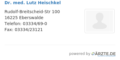 Dr med lutz heischkel