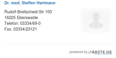 Dr med steffen hartmann 257946