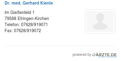Dr med gerhard kienle