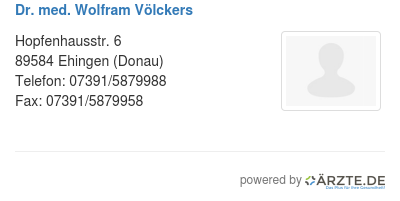 Dr med wolfram voelckers 576764