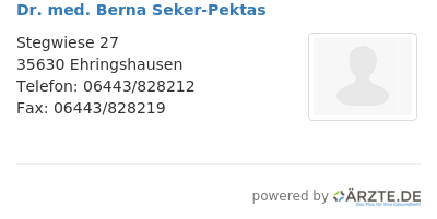 Dr med berna seker pektas 549008
