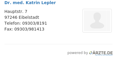 Dr med katrin lepler