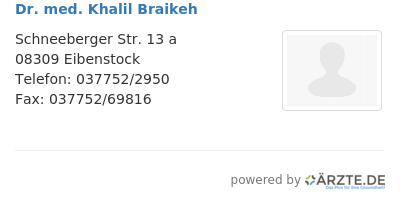 Dr med khalil braikeh