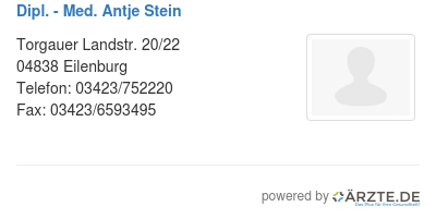 Dipl med antje stein