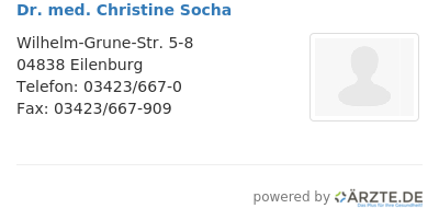 Dr med christine socha