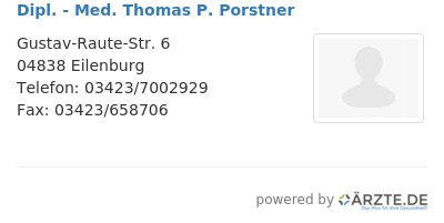 Dipl med thomas p porstner