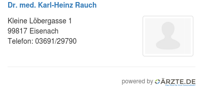 Dr med karl heinz rauch