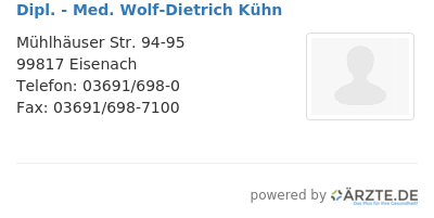 Dipl med wolf dietrich kuehn