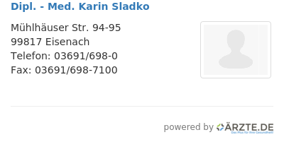 Dipl med karin sladko