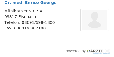 Dr med enrico george