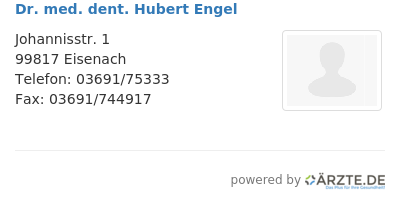 Dr med dent hubert engel