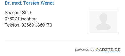 Dr med torsten wendt 284979