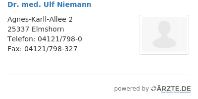 Dr med ulf niemann 558857