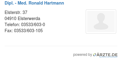 Dipl med ronald hartmann