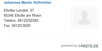 Johannes martin hoffrichter