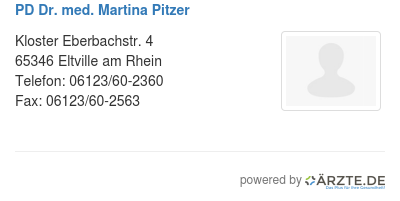 Pd dr med martina pitzer
