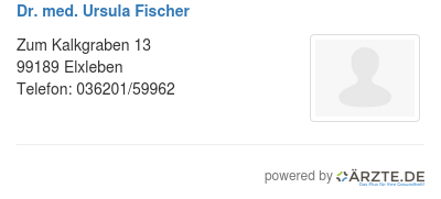 Dr med ursula fischer