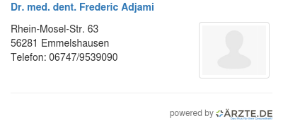 Dr med dent frederic adjami 543201
