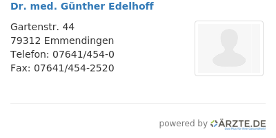 Dr med guenther edelhoff