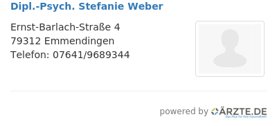 Dipl psych stefanie weber