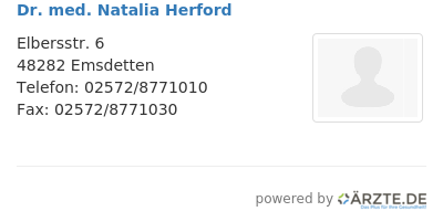 Dr med natalia herford