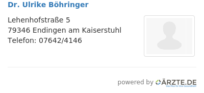 Dr ulrike boehringer