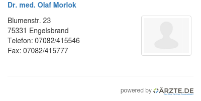 Dr med olaf morlok