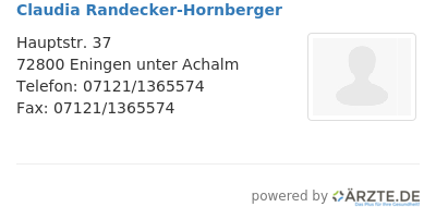 Claudia randecker hornberger