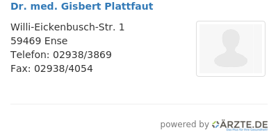 Dr med gisbert plattfaut